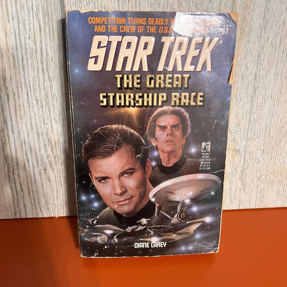 Star Trek The Great Starship Race Diane Carey Pocket Books 1993 First Printing
